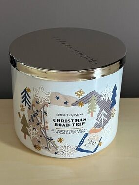 Bath & Body Works Christmas Road Trip Three Wick 14.5 Oz. Candle